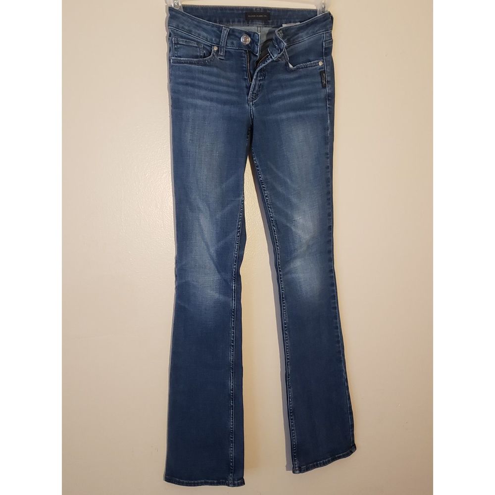 Women's Silver Jeans Co., Suki Slim Boot, W25/L33, Dark Blue